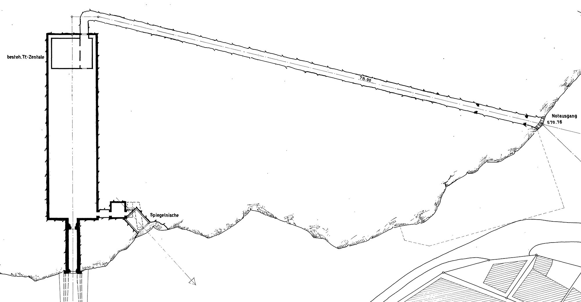 Plan der Anlage Goldey (KP Uem Rgt 1)